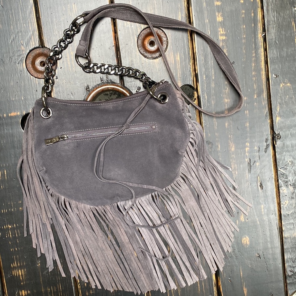 Sorial Bohemian Fringed Suede Crossbody